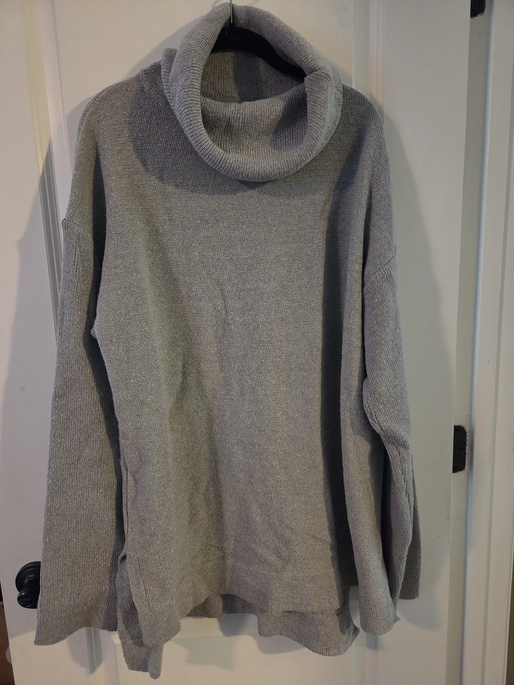 Cozy Gray Turtleneck Sweater